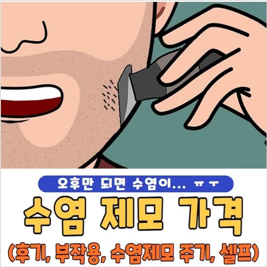 수염 제모 가격