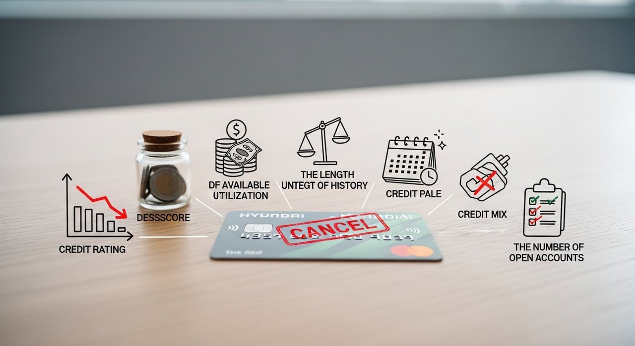 현대카드 해지 후 신용점수 영향 | 신용등급 미치는 영향 5가지 확인