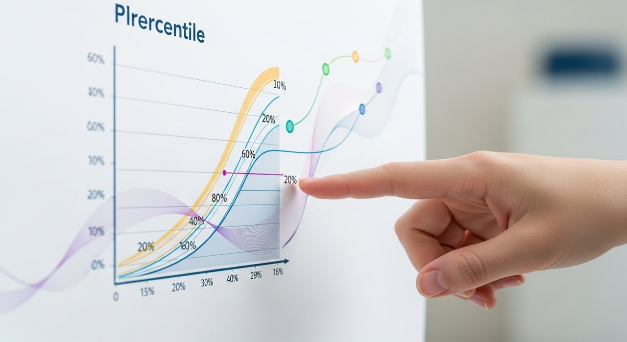 성장 곡선 보는 방법 | 백분위 수 의미 해석, 이렇게 쉬웠어?
