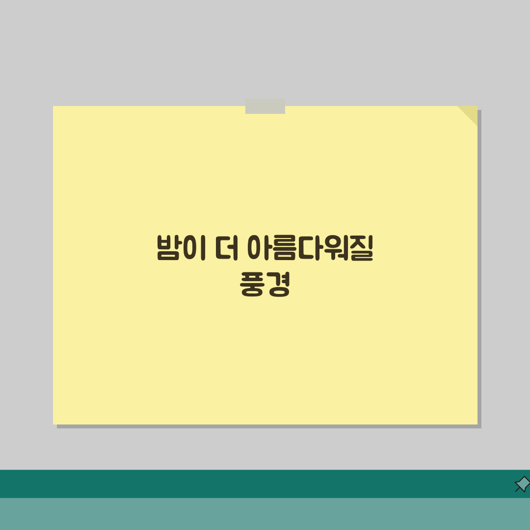 청양 알프스마을 야간관람 포인트 | 야경 포토존과 조명축제 총정리 추천!