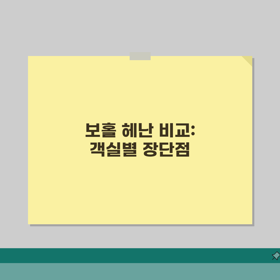 보홀 헤난리조트 타왈라vs알로나 객실타입별 장단점 비교 추천!
