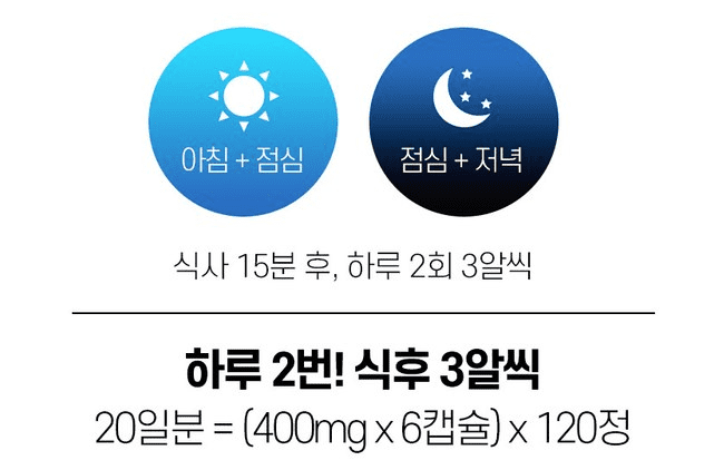 맥스컷 캡슐 섭취 방법