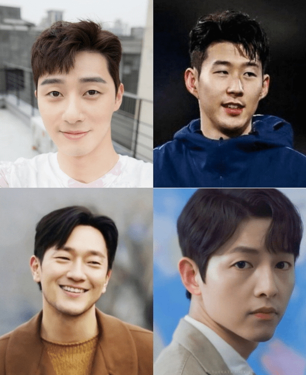 앞머리를 세워 올린 가일컷 스타일