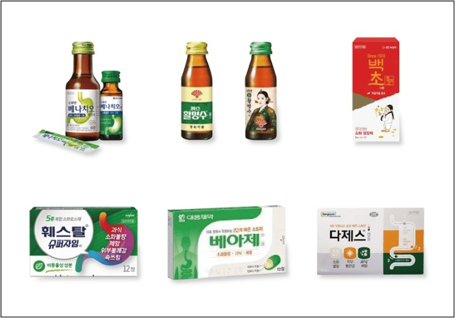 약국에서 구입할 수 있는 소화제