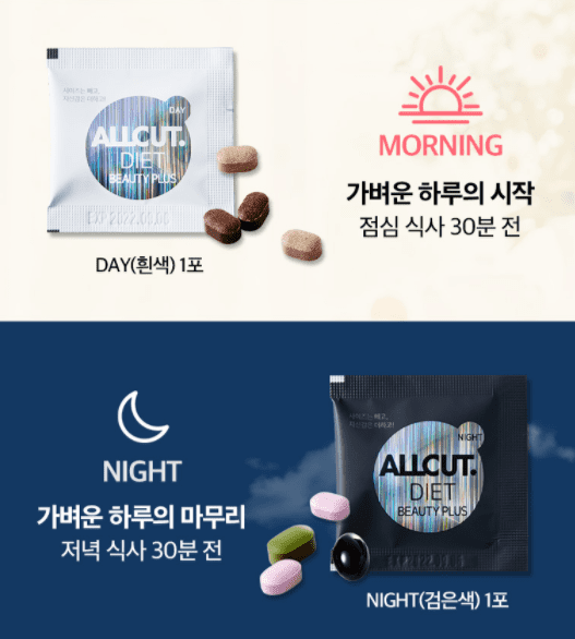 올컷 다이어트 섭취 방법