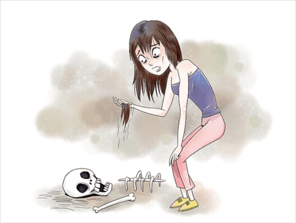 과도한 다이어트로 인한 영양 부족과 탈모